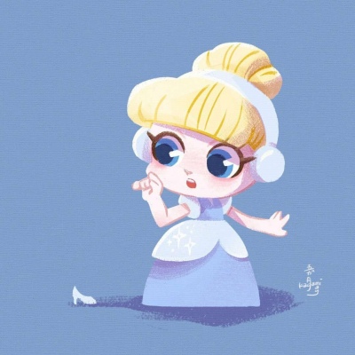 可爱迪士尼公主手绘头像大全_卡通风迪士尼公主头像